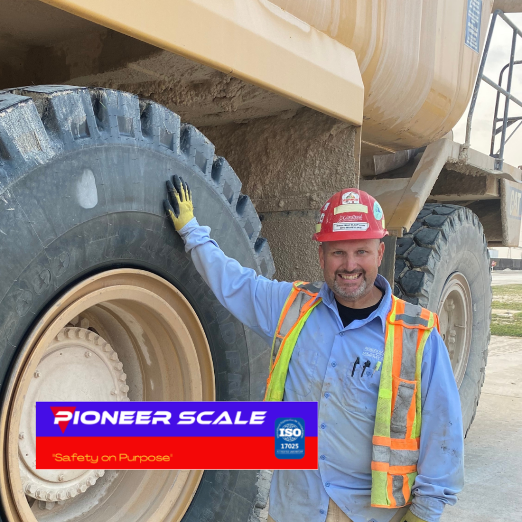 One of Pioneer Scale's fully trained field service technicians.
